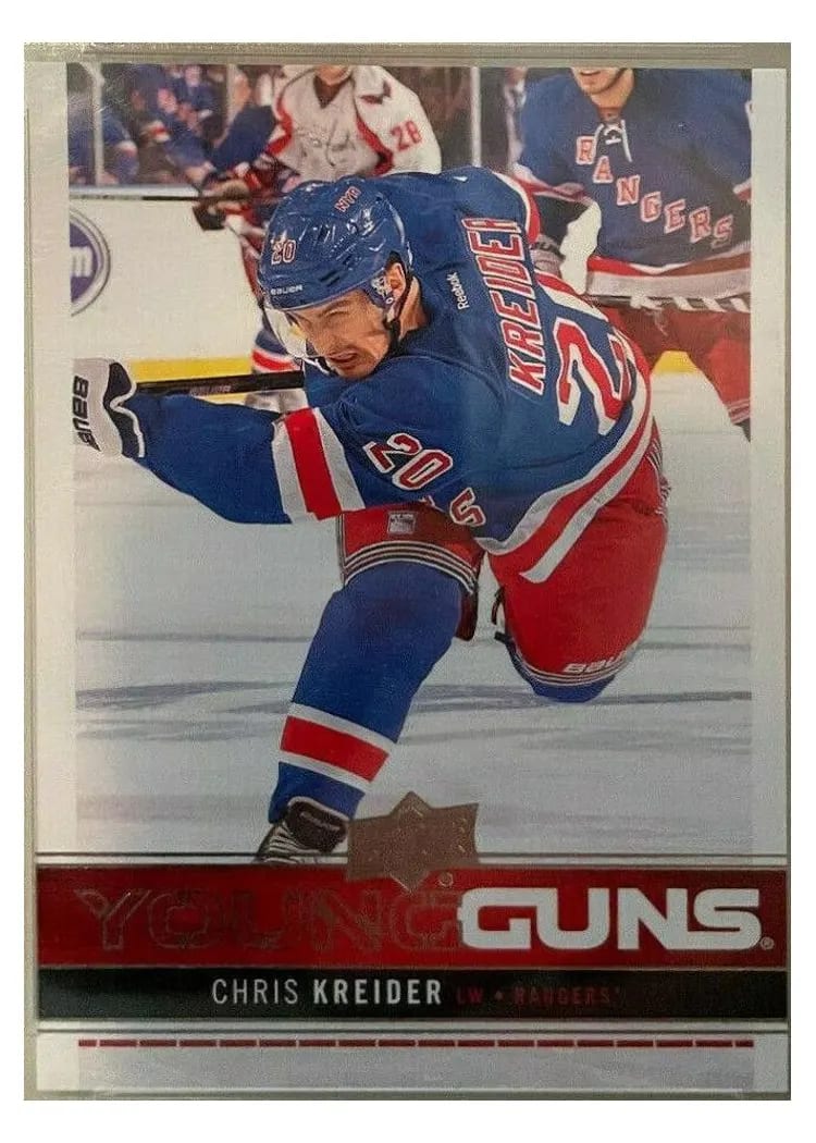 2012 Upper Deck Chris Kreider #237 card