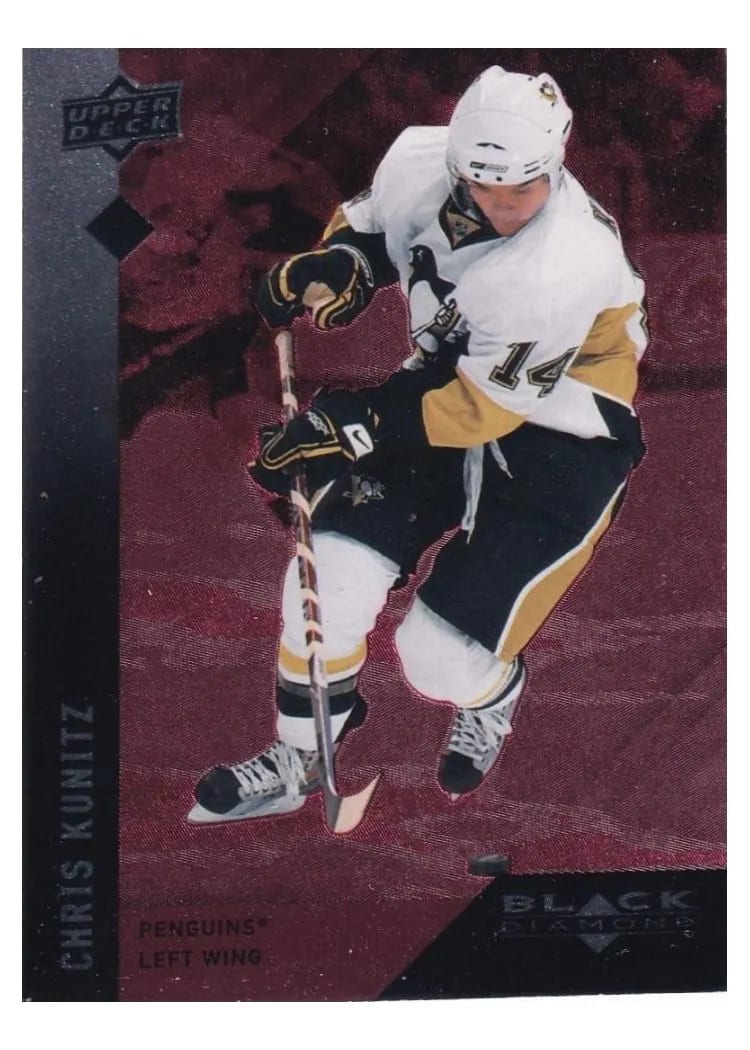 2009 Upper Deck Black Diamond Chris Kunitz #25 card