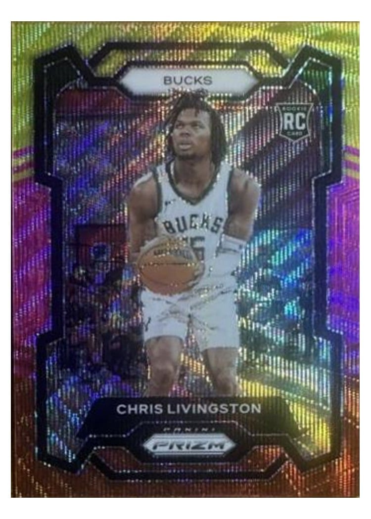 2023-24 Panini Prizm Base Set Chris Livingston #156 card