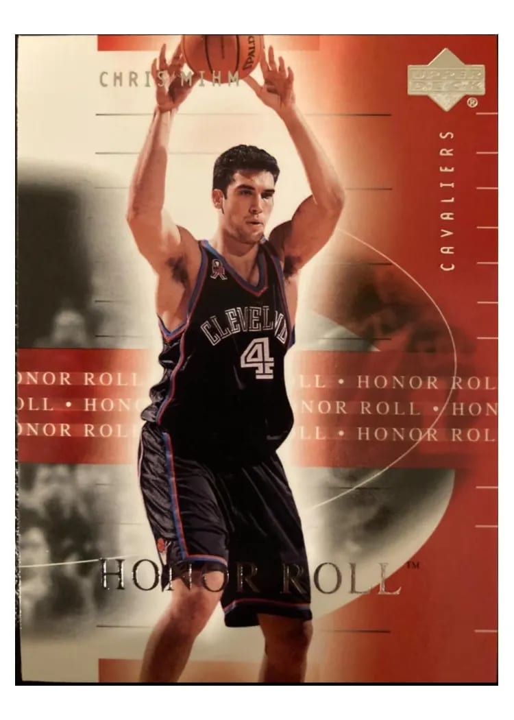 2001 Upper Deck Honor Roll Chris Mihm #14 card