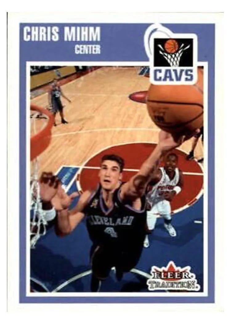 2002 Fleer Tradition Chris Mihm #19 card