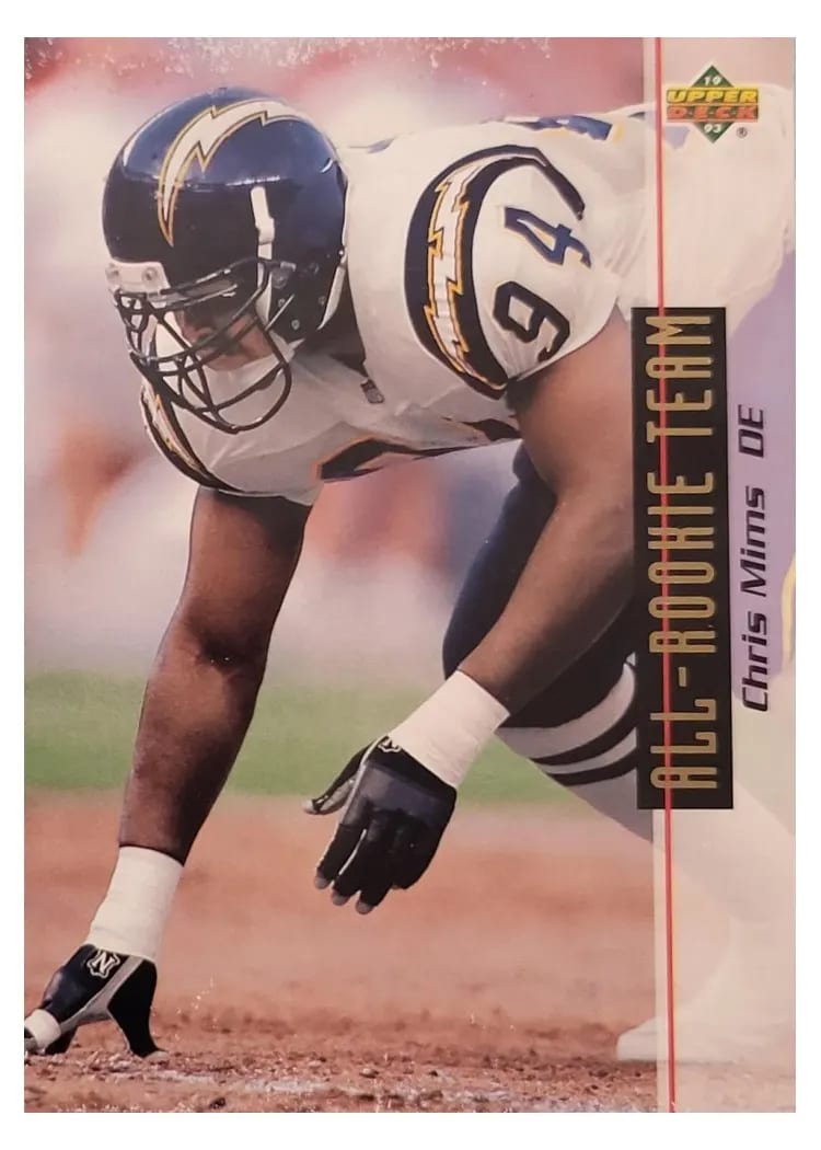 1993 Upper Deck Chris Mims #41 card
