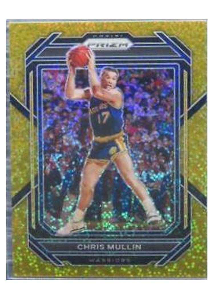 2022-23 Panini Prizm Base Set Chris Mullin Gold Sparke Prizm #295 card