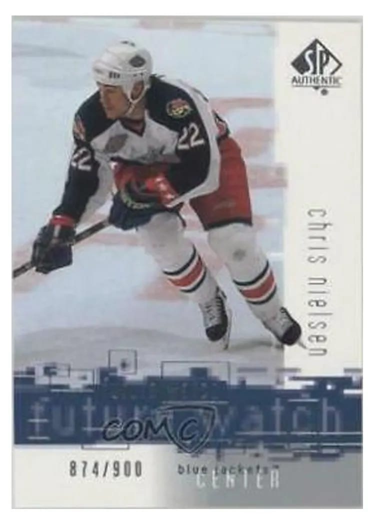 2000 SP Authentic Chris Nielsen #141 card