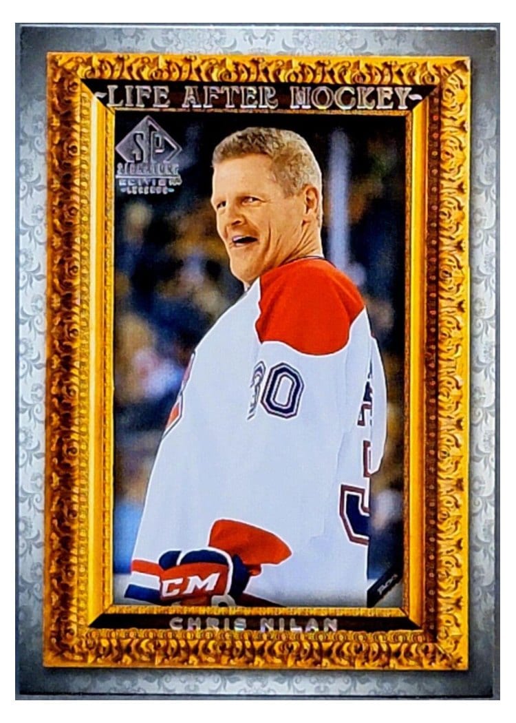 2020-21 SP Signature Edition Legends Life After Hockey Chris Nilan #LA-5 card