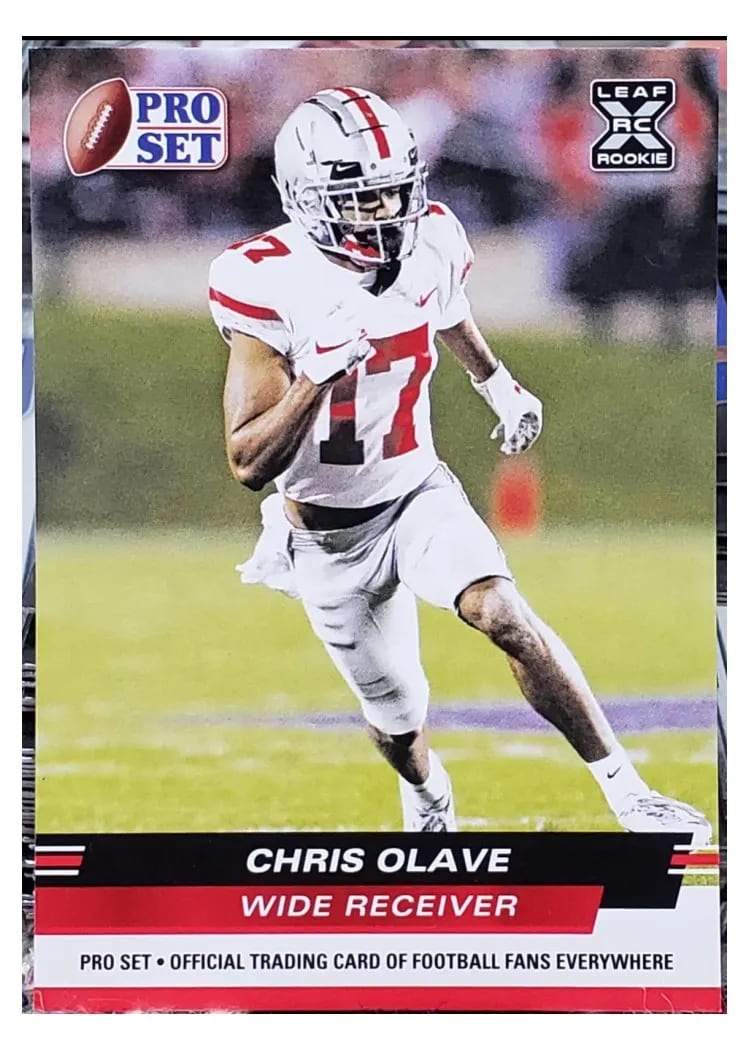 2022 Leaf Draft Chris Olave Pro Set #PS-06