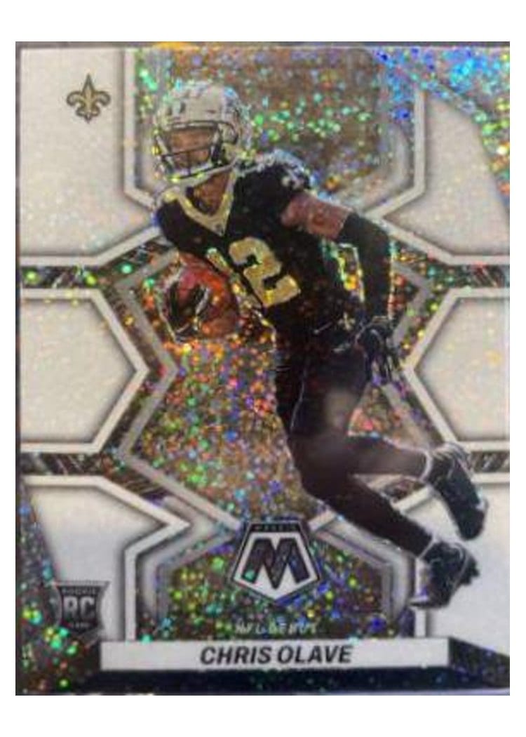 2022 Panini Mosaic Chris Olave White Sparkle #277 card