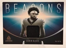 2024 Panini Luminance Beacons Relics Chris Olave #BEA-COE card