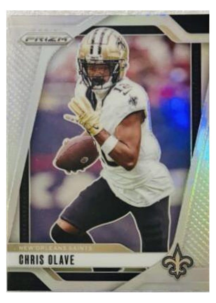 2024 Panini Prizm Base Set Chris Olave Silver #206 card