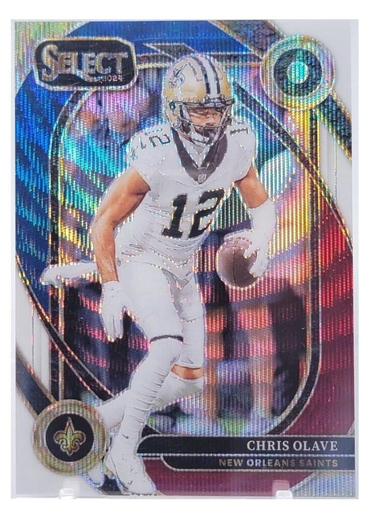 2024 Panini Select Base Set Chris Olave Tri-Color Prizm #237 card