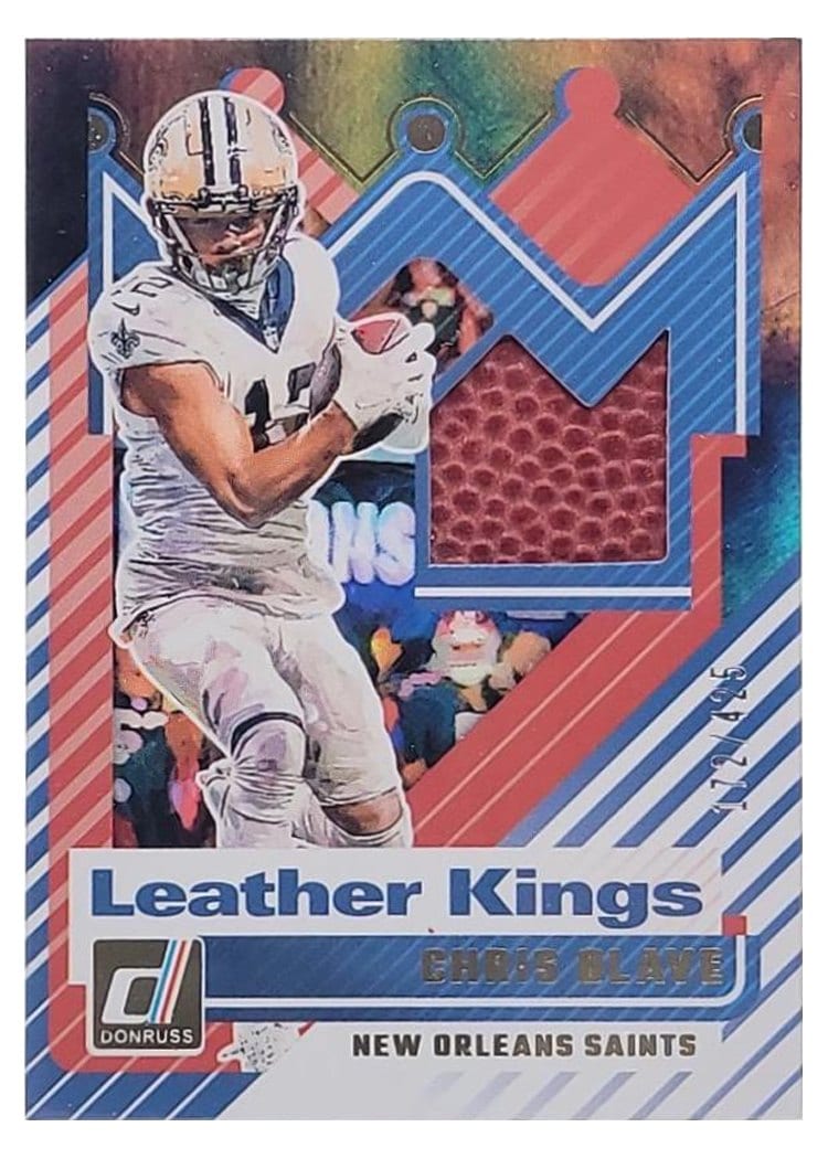 2025 Donruss Leather Kings Chris Olave #LK-COE
