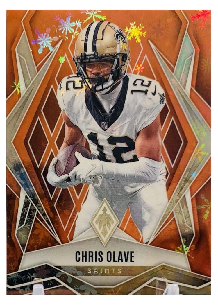 2025 Panini Phoenix Base Set Chris Olave Orange Winter #87 card