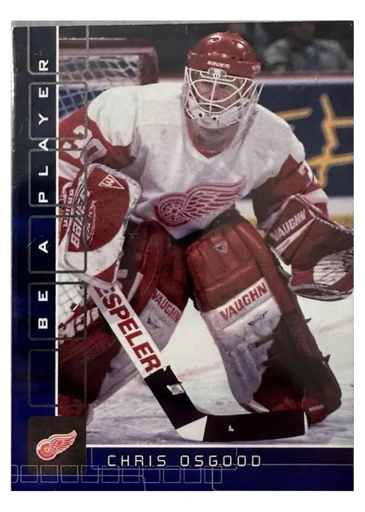 2001 Be a Player Memorabilia Chris Osgood #37 card