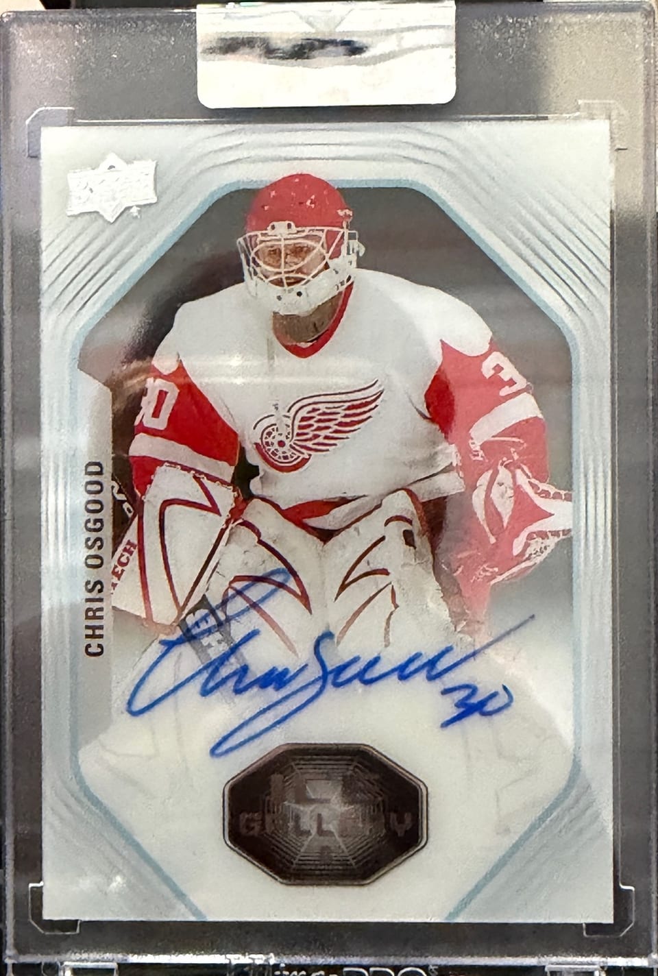 2024-25 Upper Deck Clear Cut 1999-00 UD Ice Gallery Chris Osgood #IGA-CO card