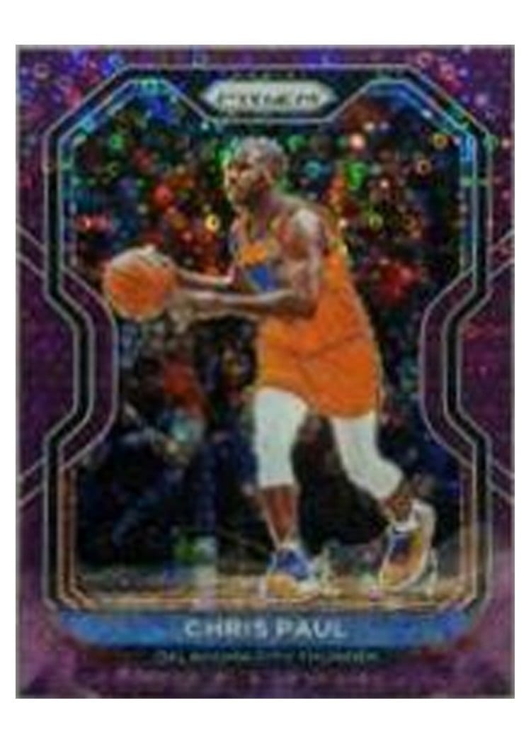2020-21 Panini Prizm Base Set Chris Paul Fast Break Purple Prizm #93 card