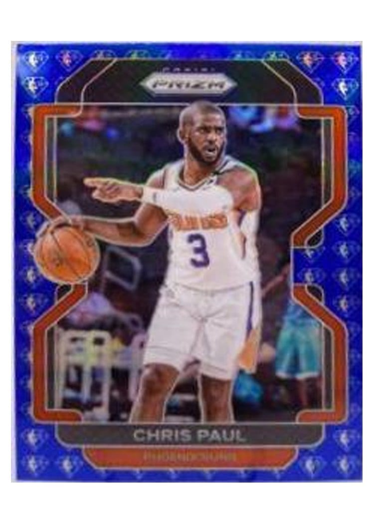 2021 Panini Prizm Chris Paul 75th Anniversary Blue Prizm #89 card