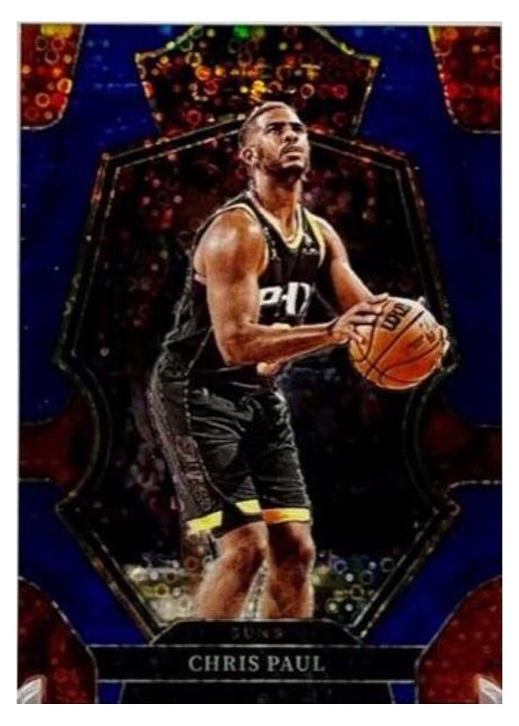 2022-23 Panini Select Base Set Chris Paul Blue Disco Prizm #150 card