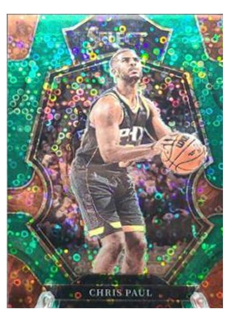 2022-23 Panini Select Base Set Chris Paul Green Disco Prizm #50 card