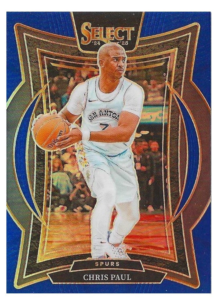 2024-25 Panini Select Base Set Chris Paul Blue Prizm #22 card