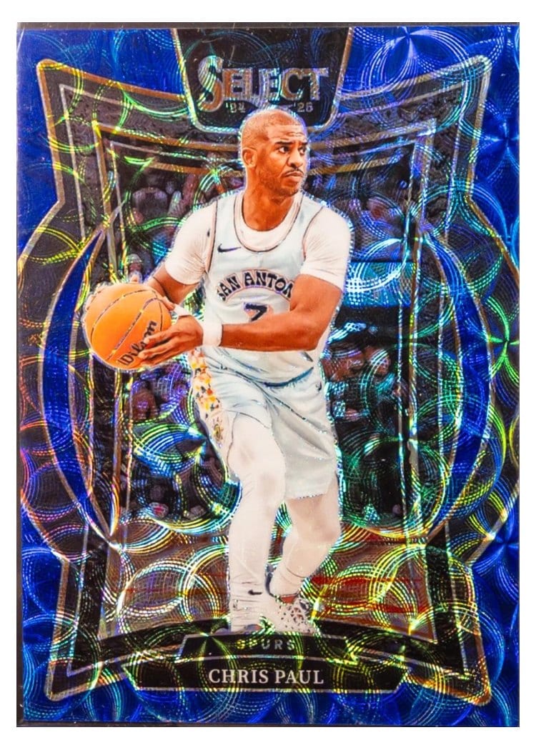 2024-25 Panini Select Base Set Chris Paul Blue Scope Prizm #22 card