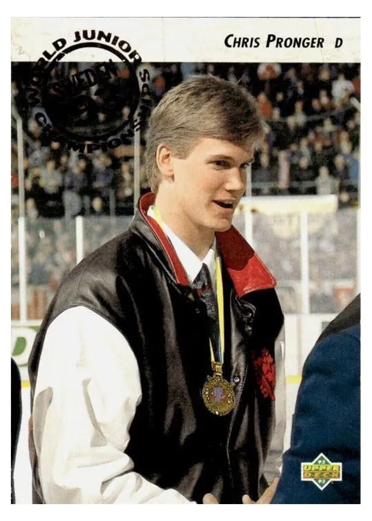 1992 Upper Deck Chris Pronger #591 card