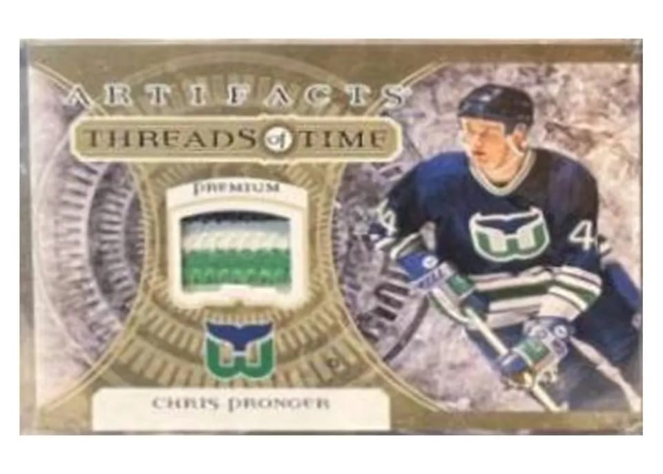 2022-23 Upper Deck Artifacts Threads of Time Chris Pronger Premium #TT-CP card