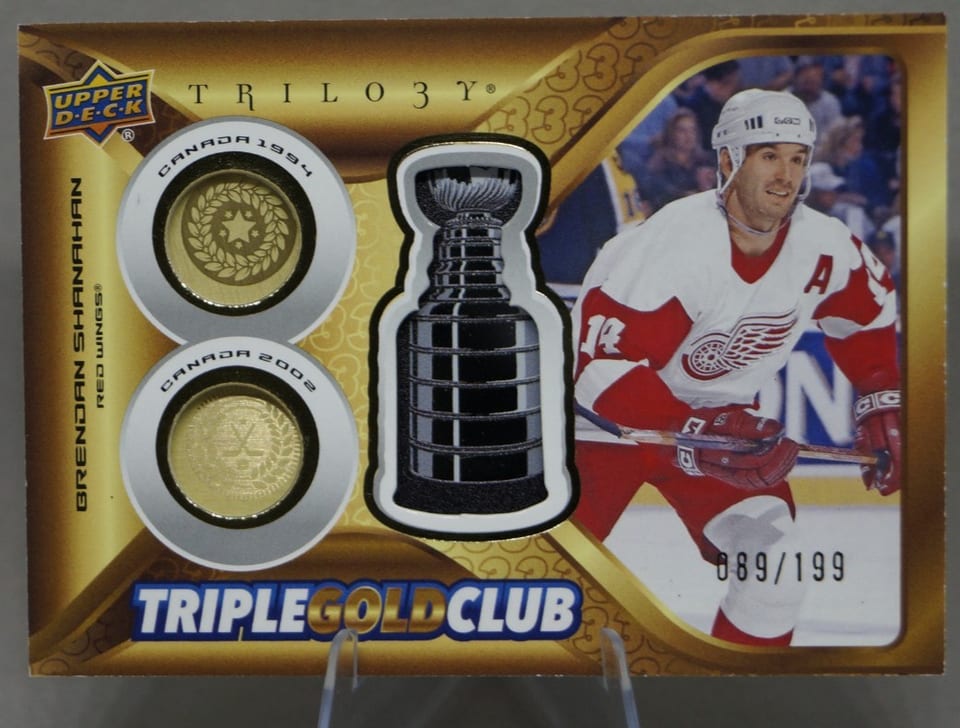 2023-24 Upper Deck Trilogy Triple Gold Club Chris Pronger #TGC-CP