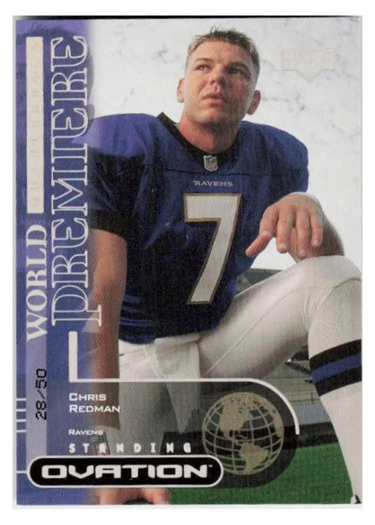 2000 Upper Deck Ovation Chris Redman Standing Ovation #65 card