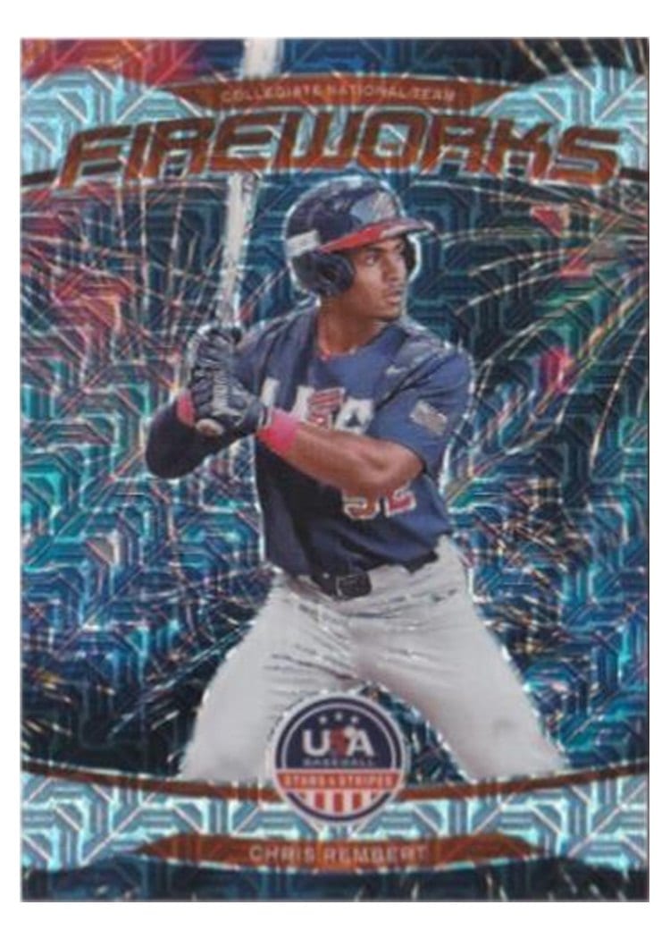 2026 Panini Stars & Stripes Prizm Fireworks Chris Rembert #9 card