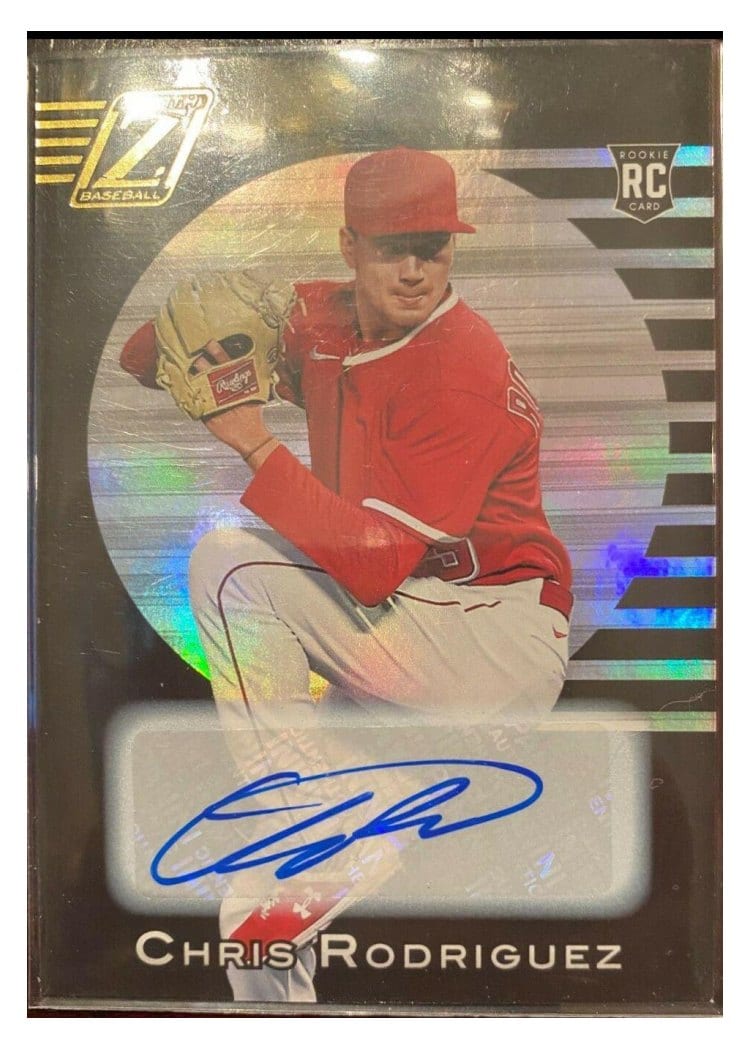 2021 Panini Chronicles Zenith Autographs Chris Rodriguez #18 card