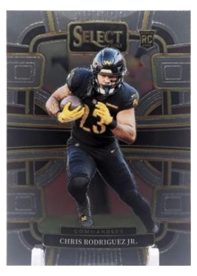2023 Panini Select Base Set Chris Rodriguez Jr. #100 card