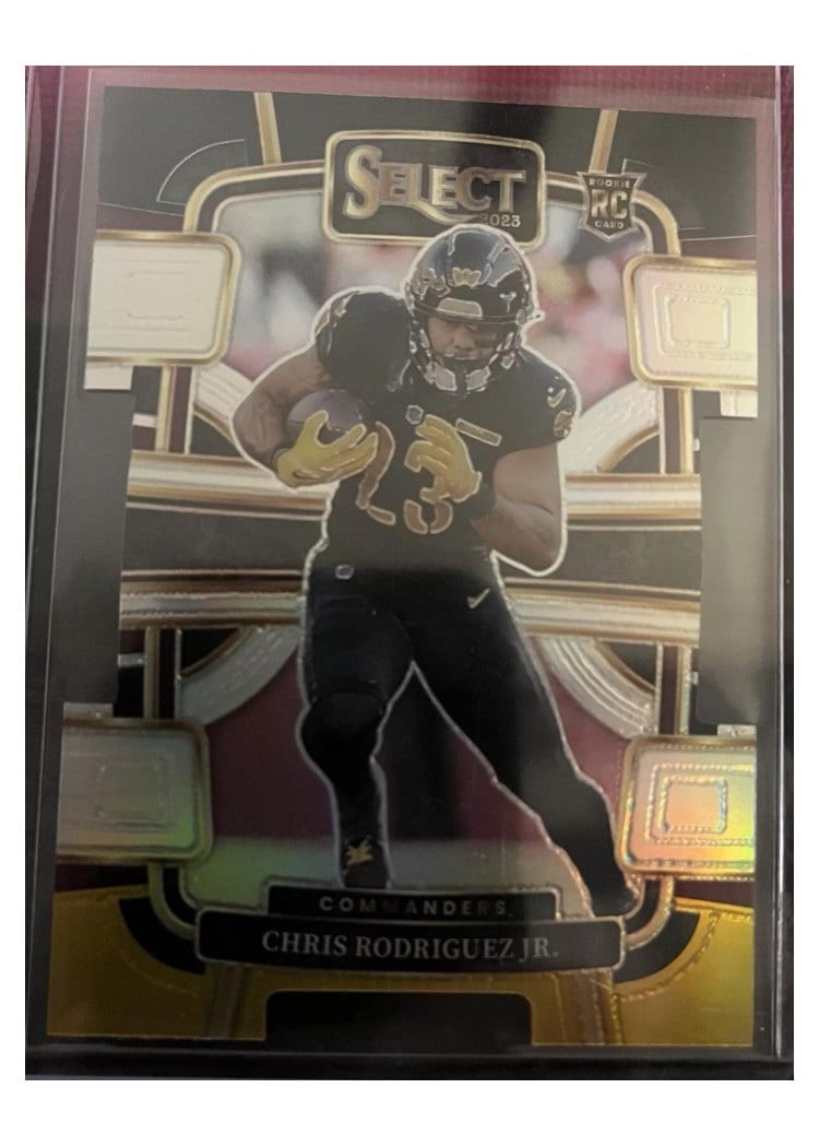 2023 Panini Select Base Set Chris Rodriguez Jr. #100 card