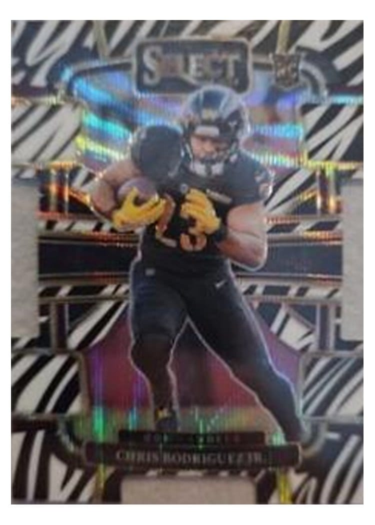 2023 Panini Select Base Set Chris Rodriguez Jr. #100 card