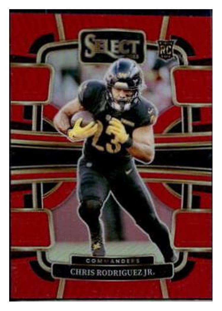2023 Panini Select Base Set Chris Rodriguez Jr. #100 card