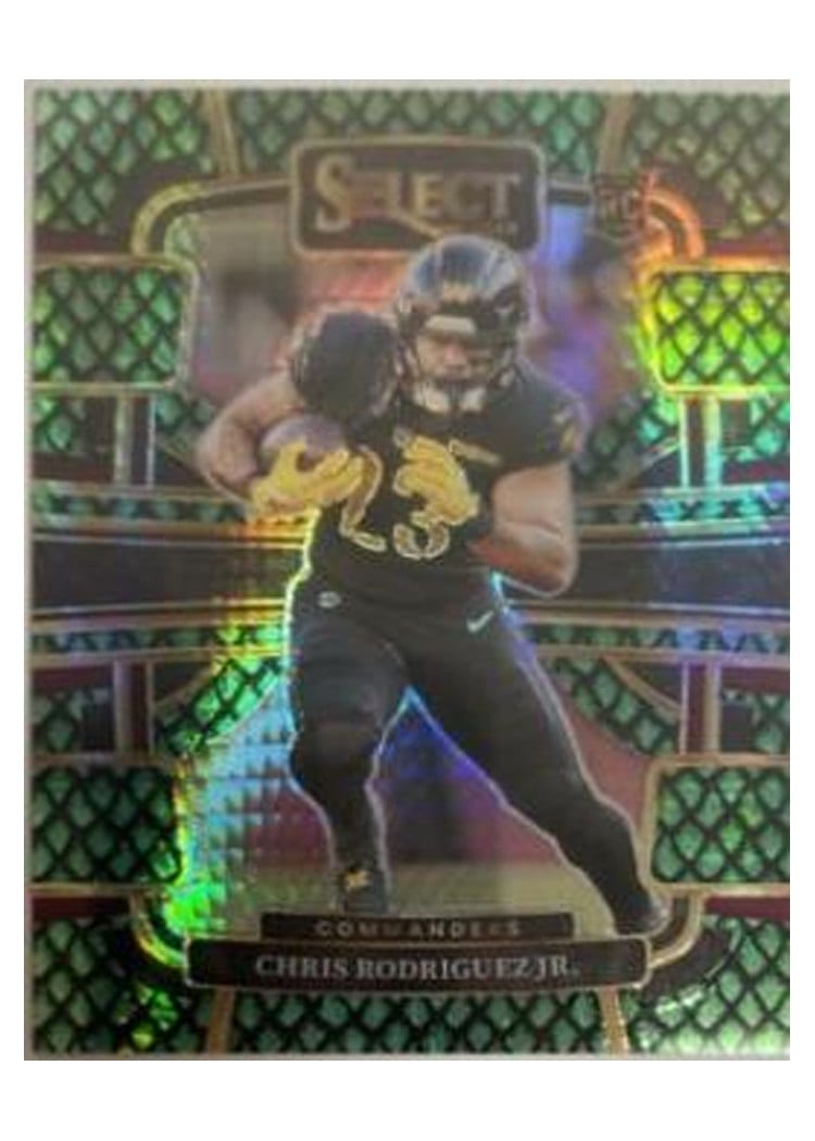 2023 Panini Select Base Set Chris Rodriguez Jr. #100 card