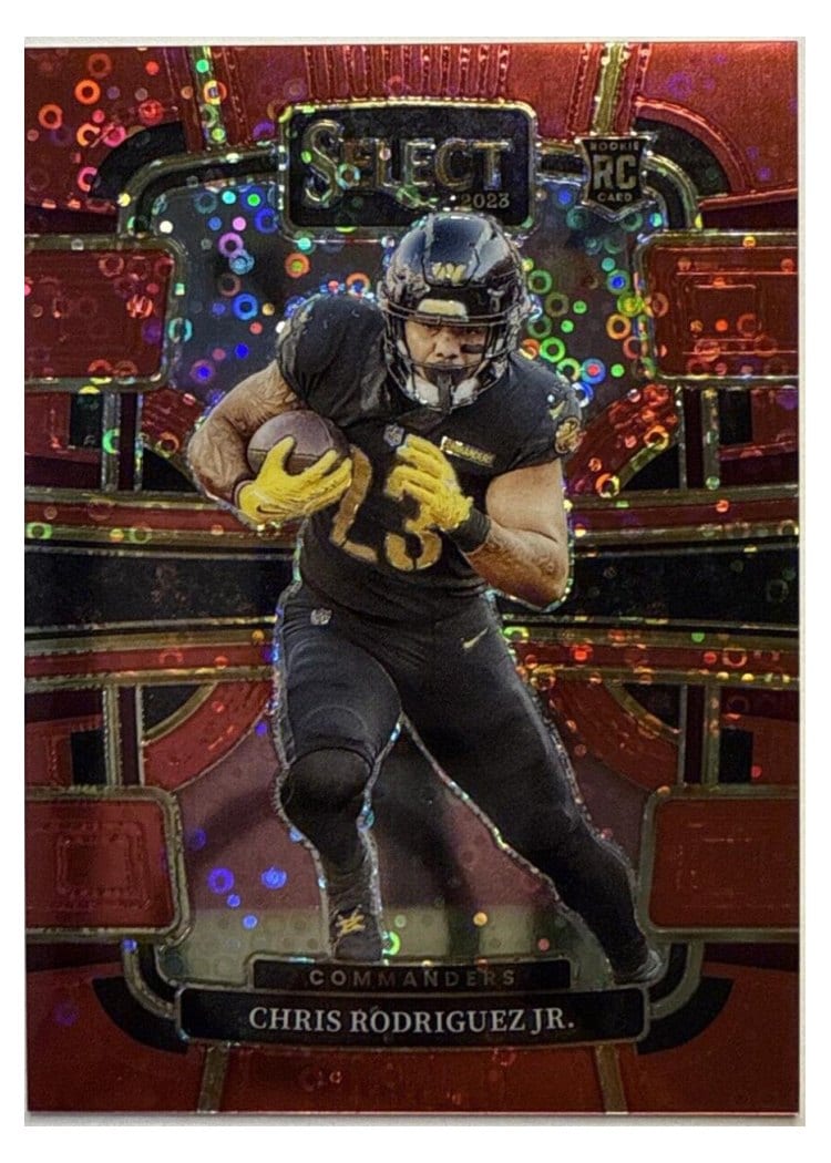 2023 Panini Select Base Set Chris Rodriguez Jr. #100 card
