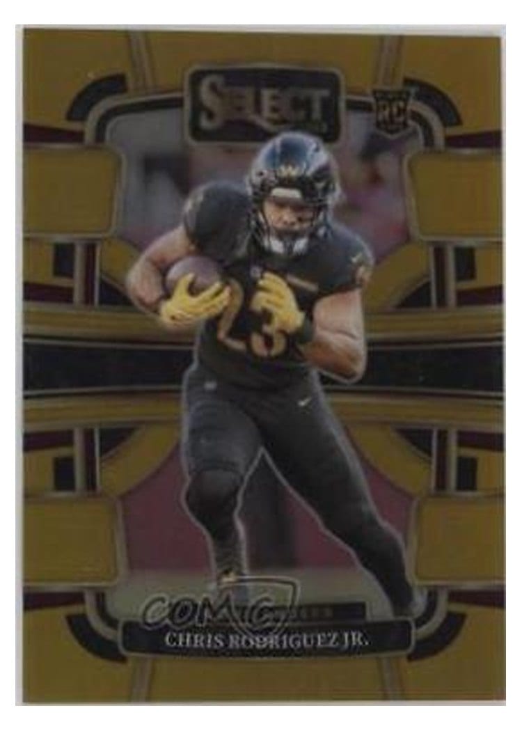 2023 Panini Select Base Set Chris Rodriguez Jr. #100 card