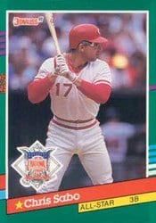 1991 Donruss Base Set Chris Sabo #440 card