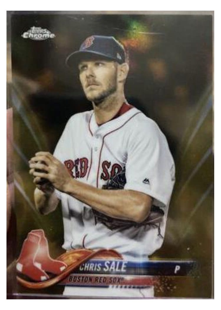 2018 Topps Chrome Base Set Chris Sale #69 card