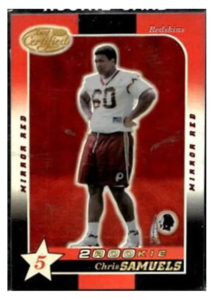 2000 Leaf Certified Chris Samuels #250 card