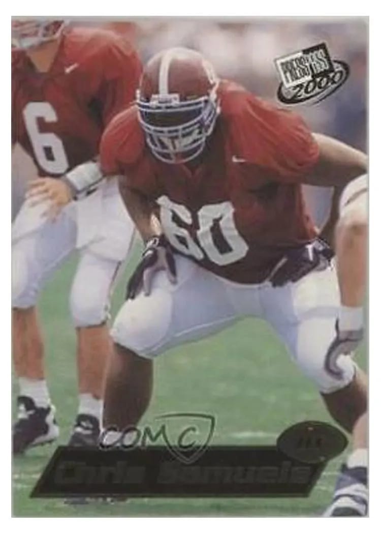 2000 Press Pass Chris Samuels #10 card