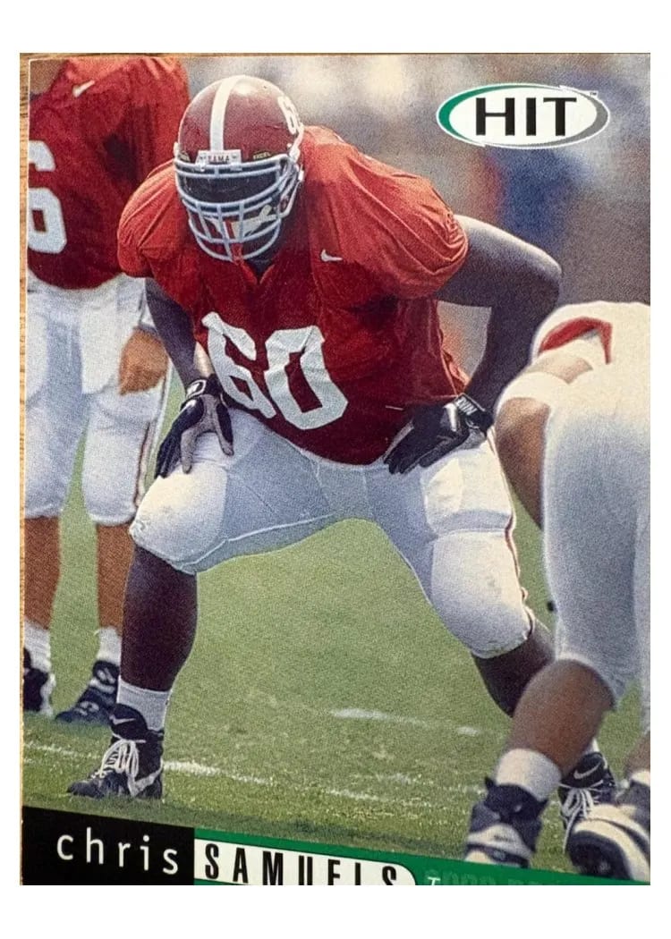 2000 SAGE HIT Chris Samuels #3 card