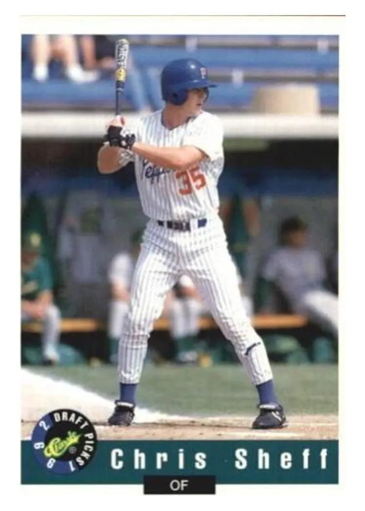 1992 Classic Draft Picks Chris Sheff #101 card