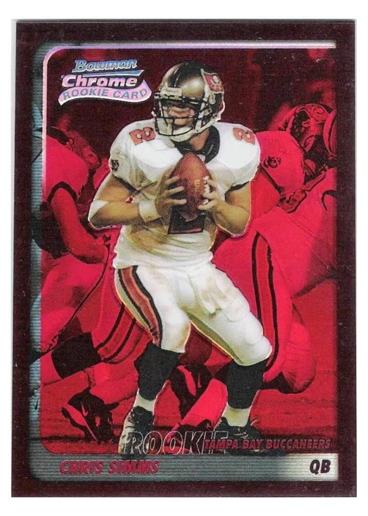2003 Bowman Chrome Chris Simms #201 card