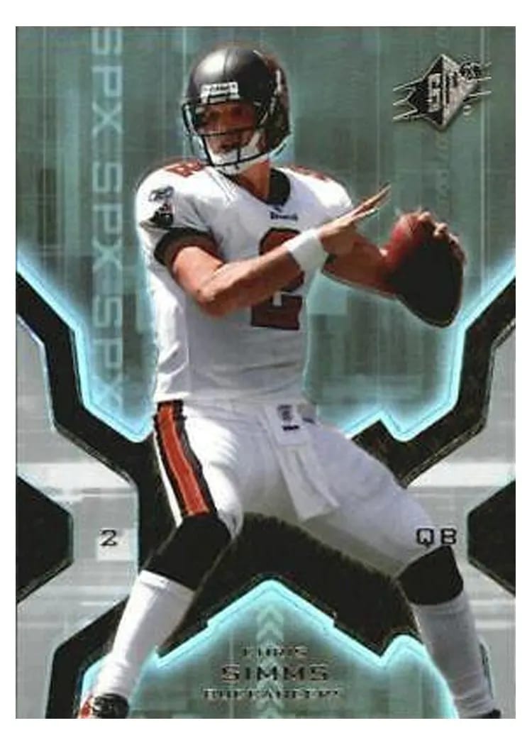 2007 Spx Chris Simms #93 card
