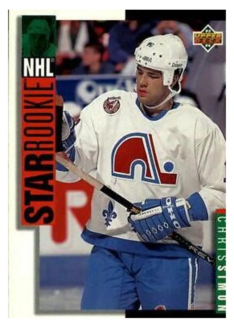 1993 Upper Deck Chris Simon #243 card