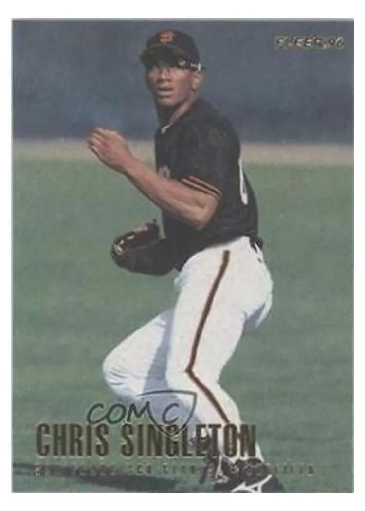 1996 Fleer Update Chris Singleton #U209 card