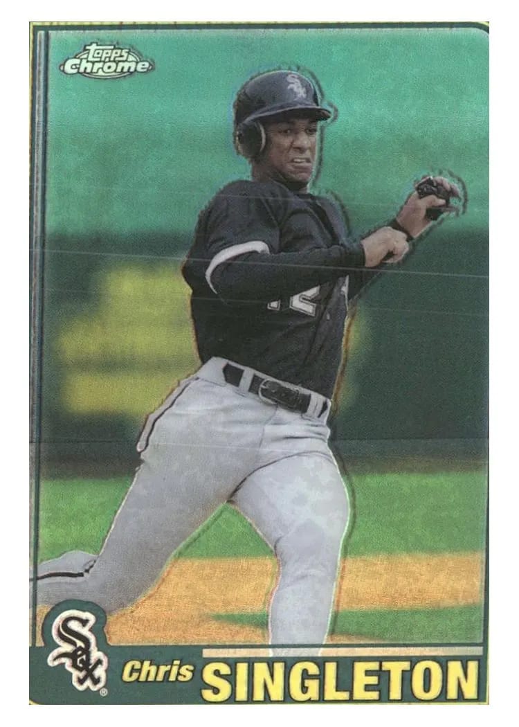 2001 Topps Chrome Chris Singleton #10 card