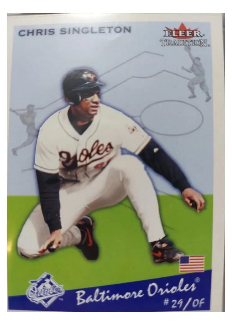 2002 Fleer Tradition Update Chris Singleton #U165 card