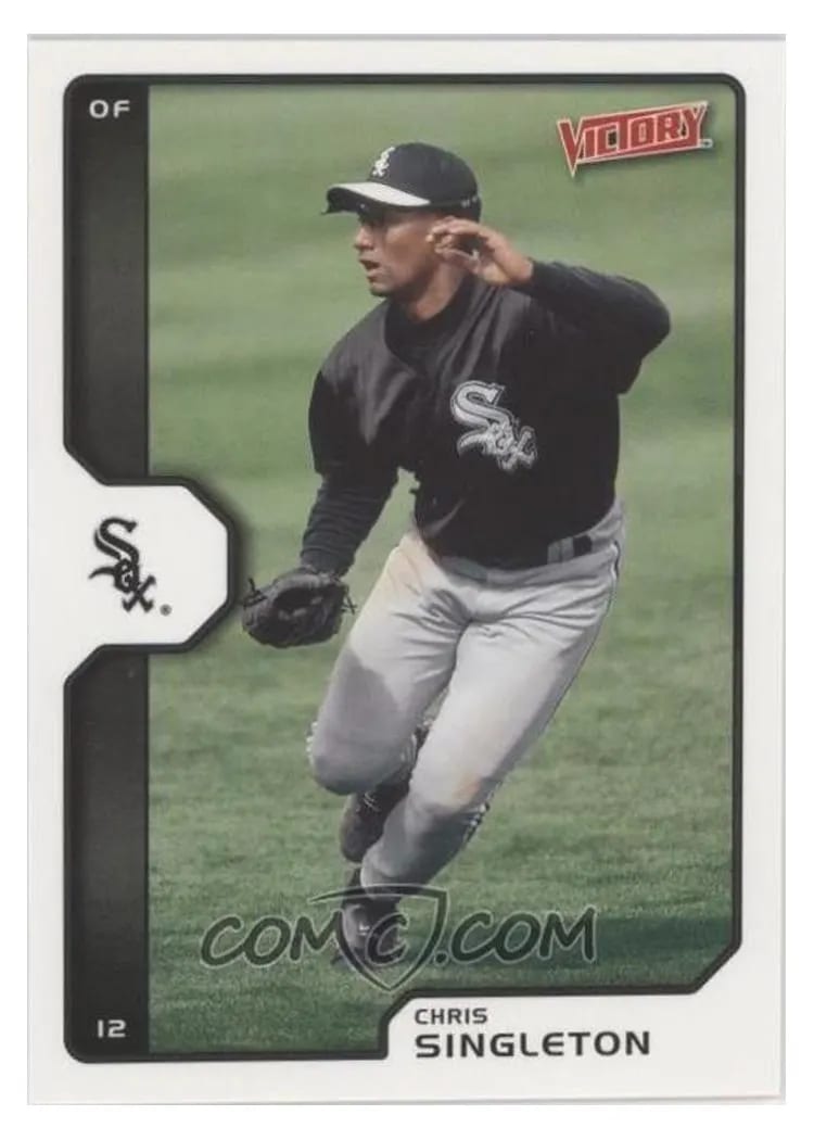 2002 Upper Deck Victory Chris Singleton #203 card